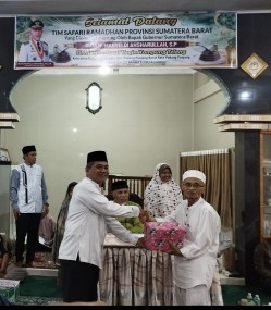 Kadis PMD Sumbar Dampingi Gubernur Mahyeldi Safari Ramadhan ke Padang Panjang