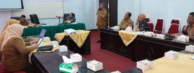 Kadis PMD Prov. Sumbar menerima kunjungan kerja Komisi I DPRD Kab. Lima Puluh Kota dlm rangka sharing informasi terkait penggunaan Dana Desa Thn 2023