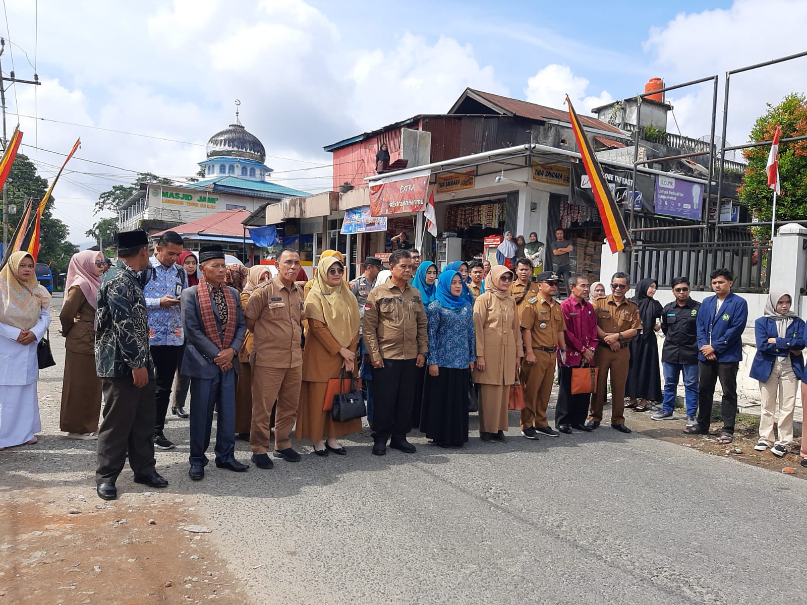 Penilaian Lomba Kader POSYANDU Berprestasi Tk. Prov. Sumbar di Nagari Tigo Balai, Kec. Matur, Kab. Agam